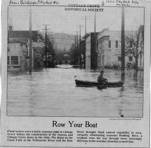 1926 Flood Cottage Grove Street (courtesy of Cottage Grove Historical Society)