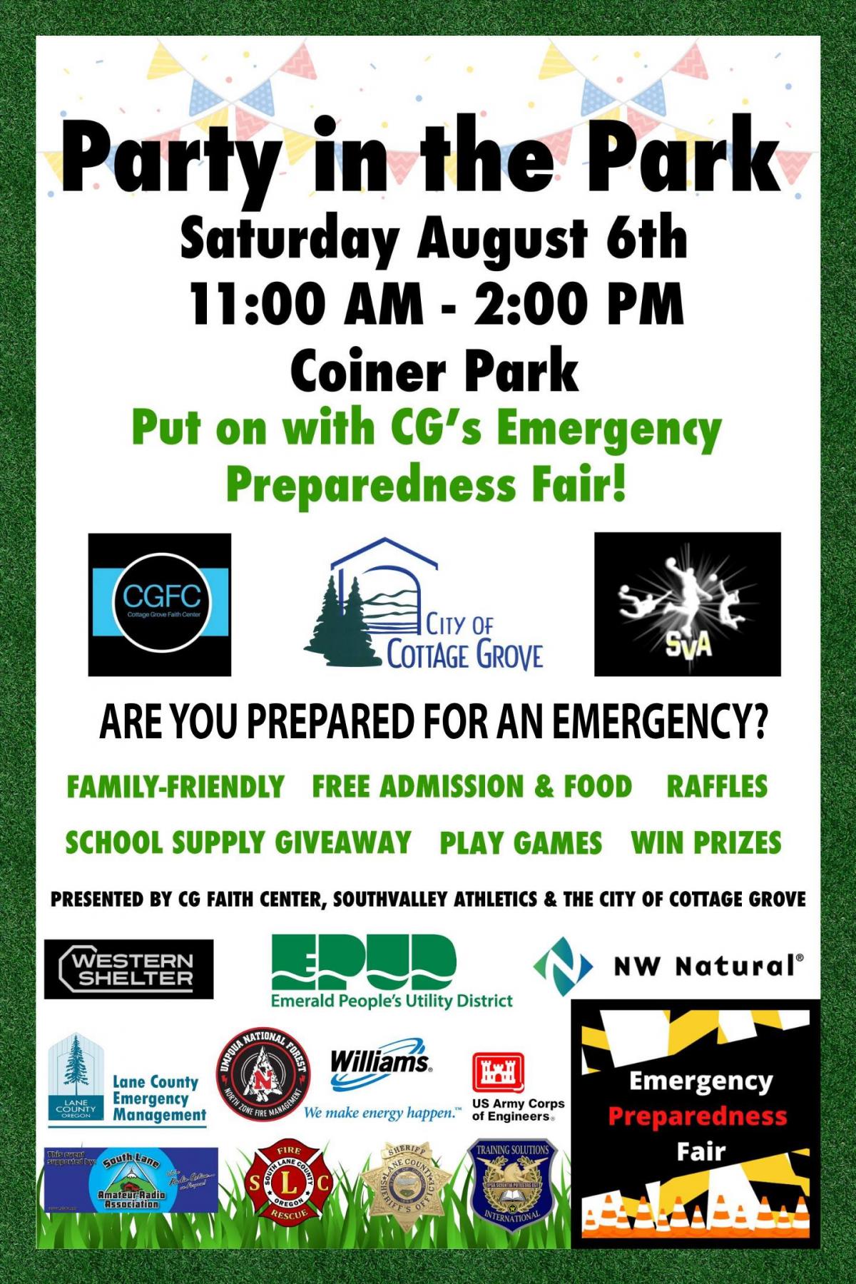 Party in the Park & Emergency Preparedness Fair