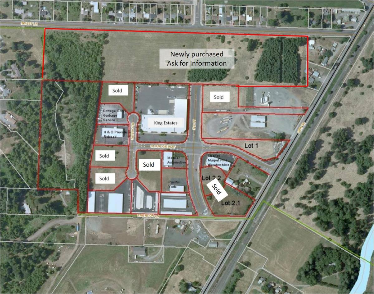 Cottage Grove Industrial Park Map - 2019