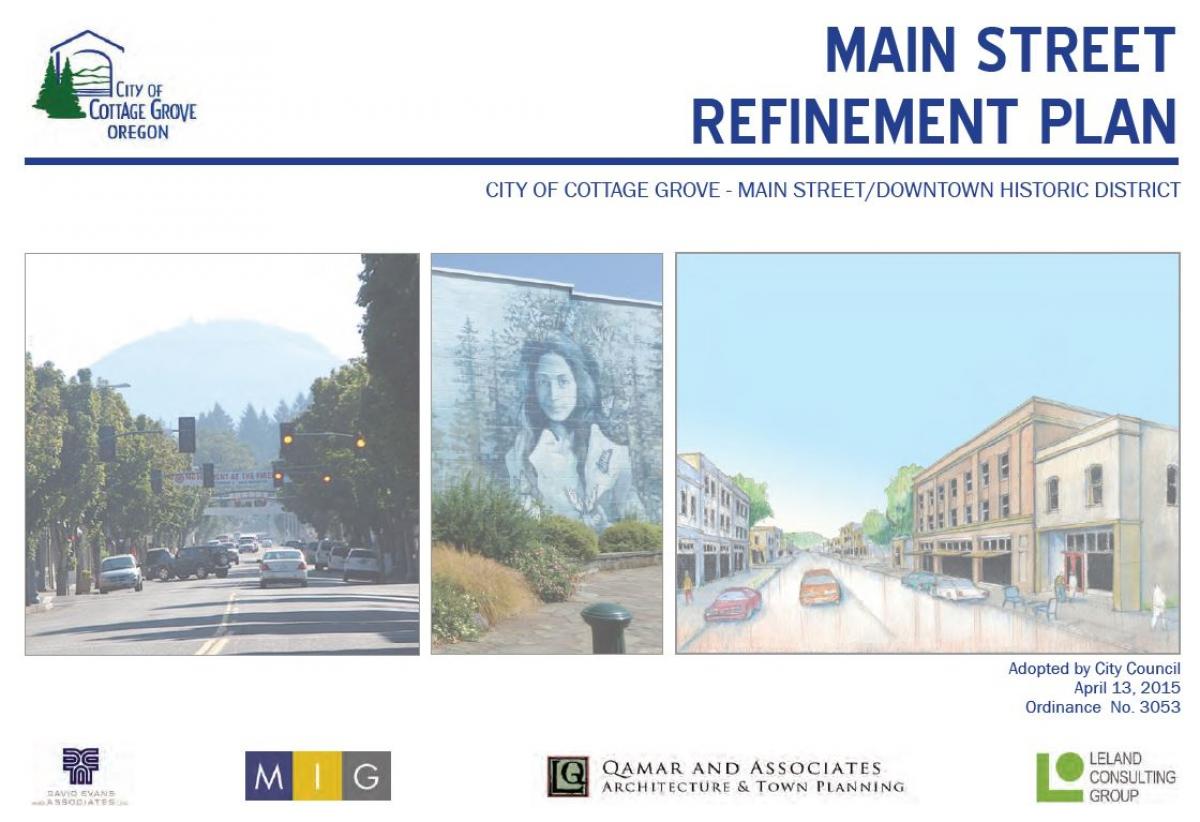 Main Street Refinement Plan Cover