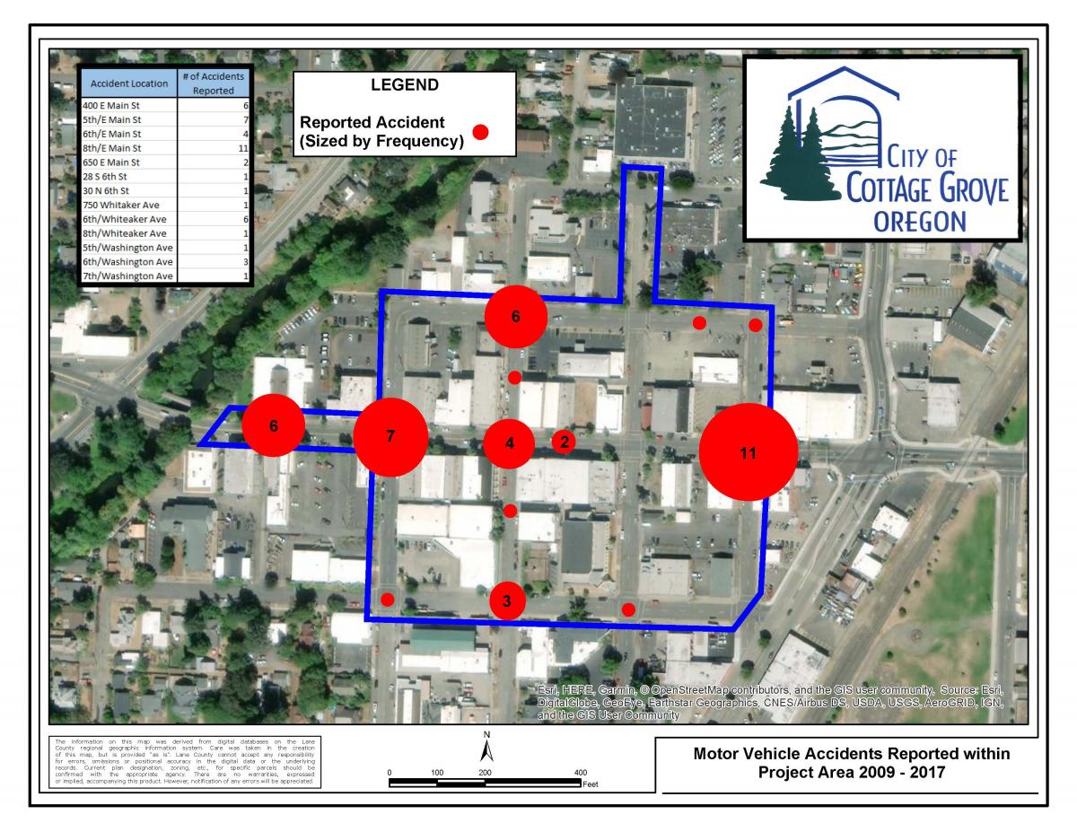 Area Accidents Map