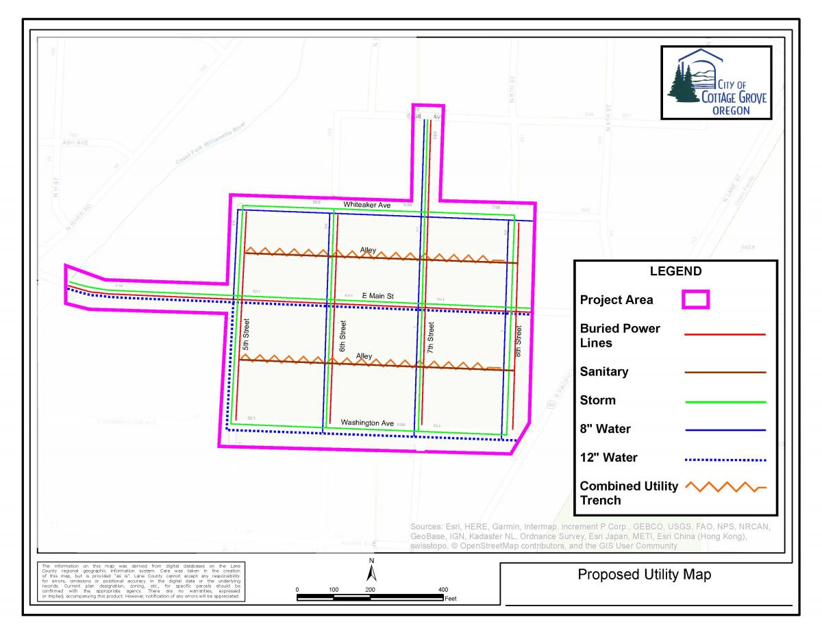 Proposed Utilities Map