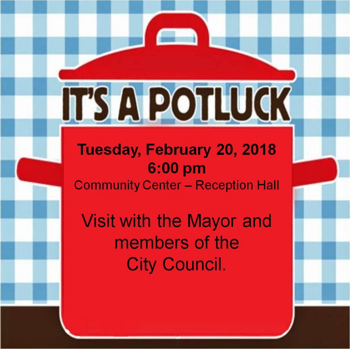 Mayor and Council Potluck 