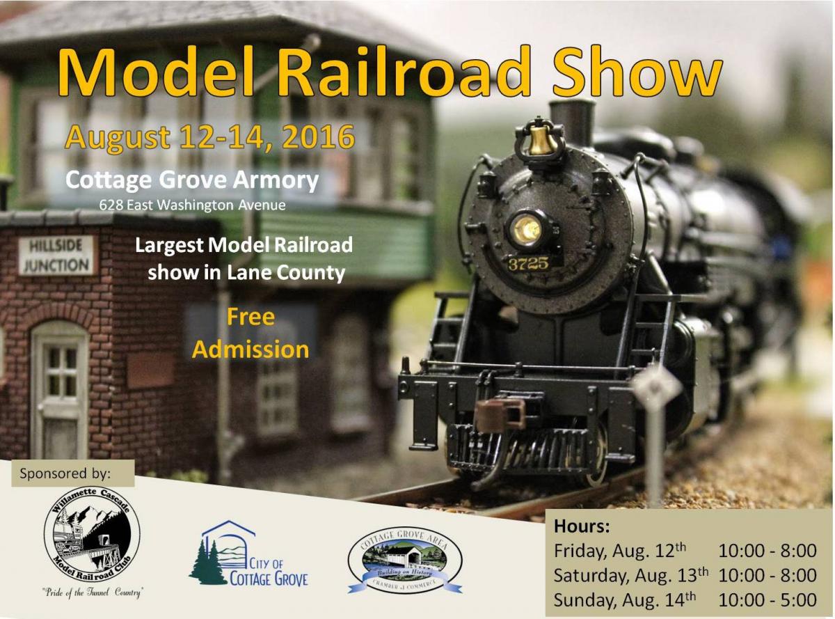 Model Railroad Show - August 12-14 - Cottage Grove Armory