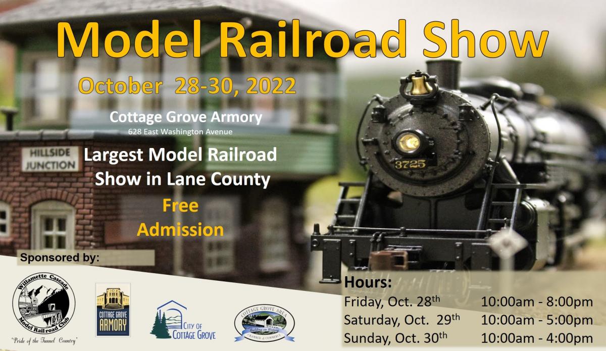Model Railroad Show - October 28 - 30 in the Cottage Grove Armory