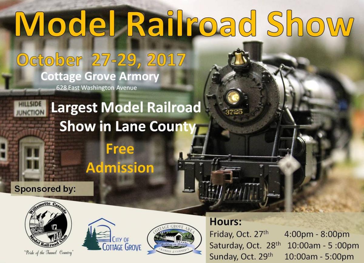 Model Train Show Coming to the Cottage Grove Armory October 27th-29th 