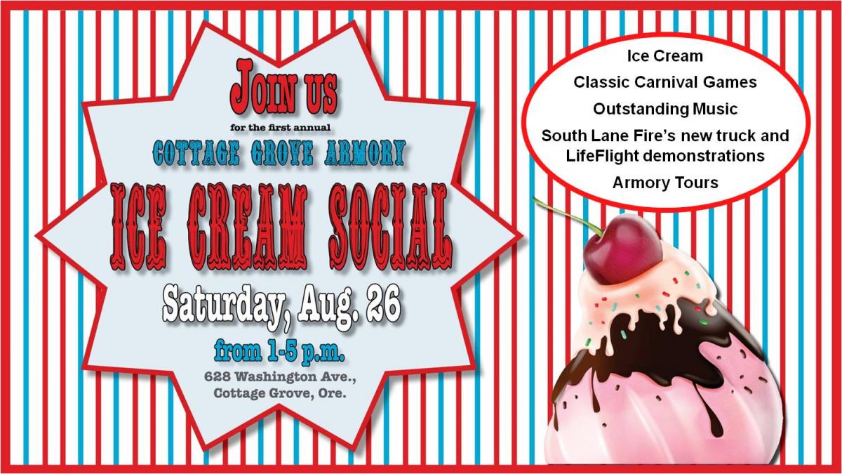 Ice Cream Social at the Cottage Grove Armory