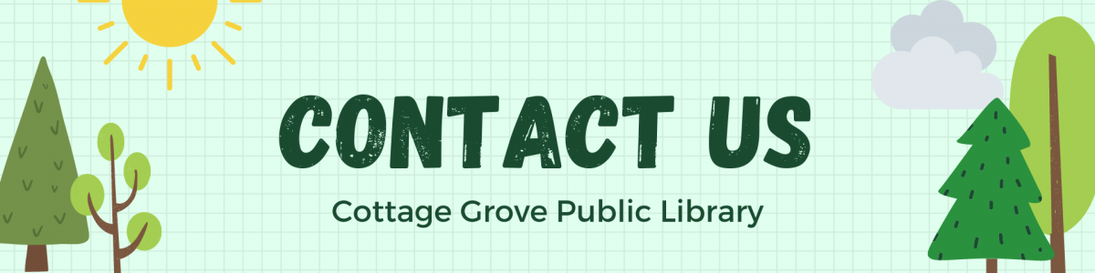 Contact Us Cottage Grove Public Library