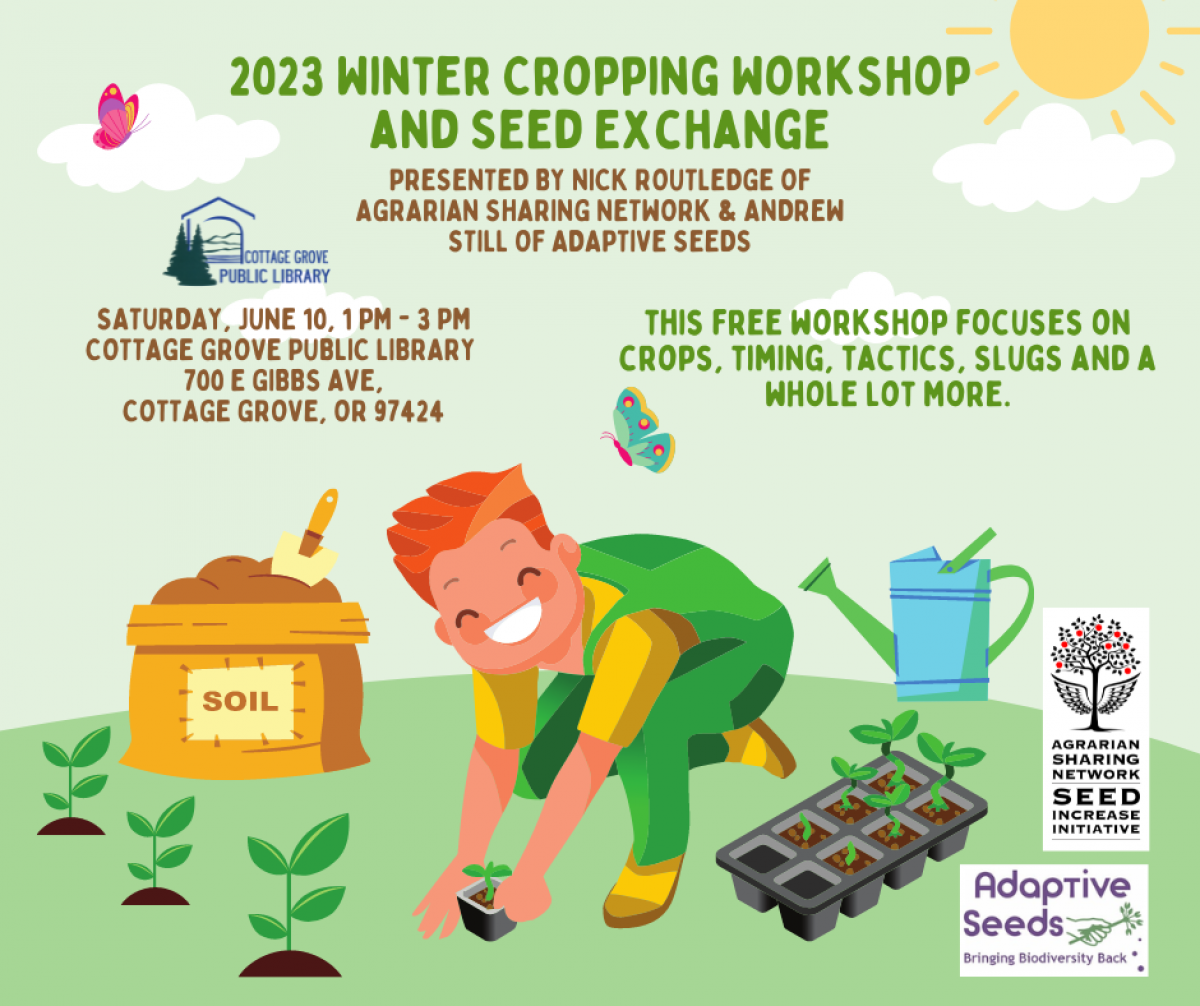 2023 winter cropping workshop and seed exchange