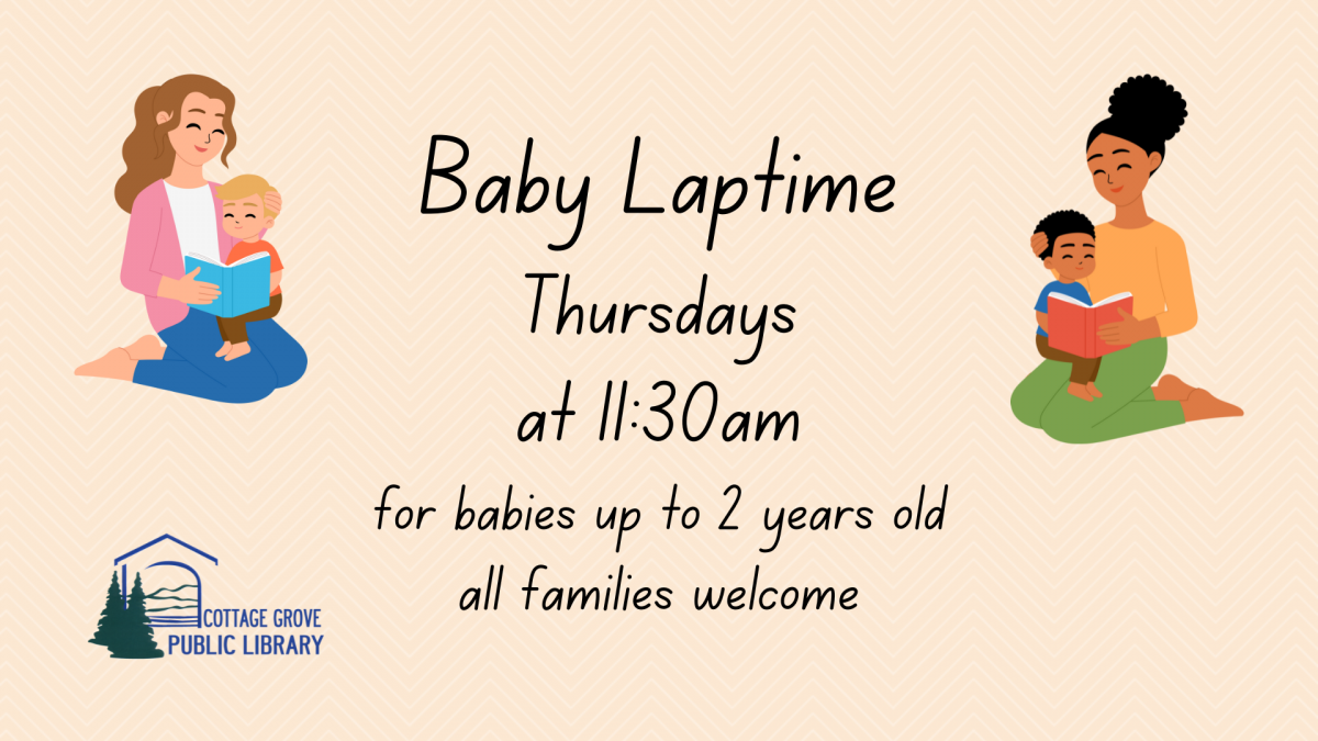 Baby Laptime: ages 0-2 years, Thursdays at 11:30am
