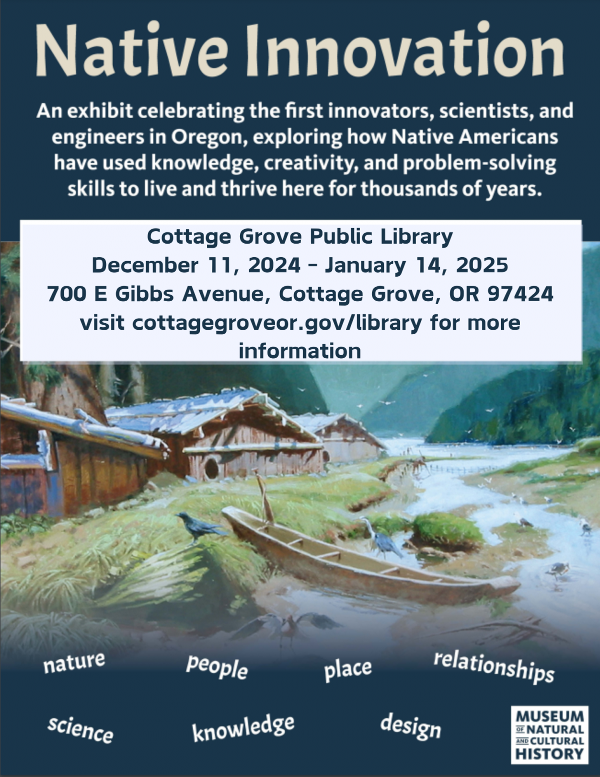 native innovation exhibit from UO MNCH
