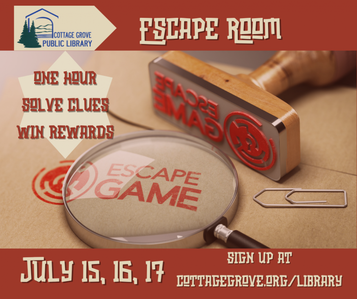 promotional image of escape room event