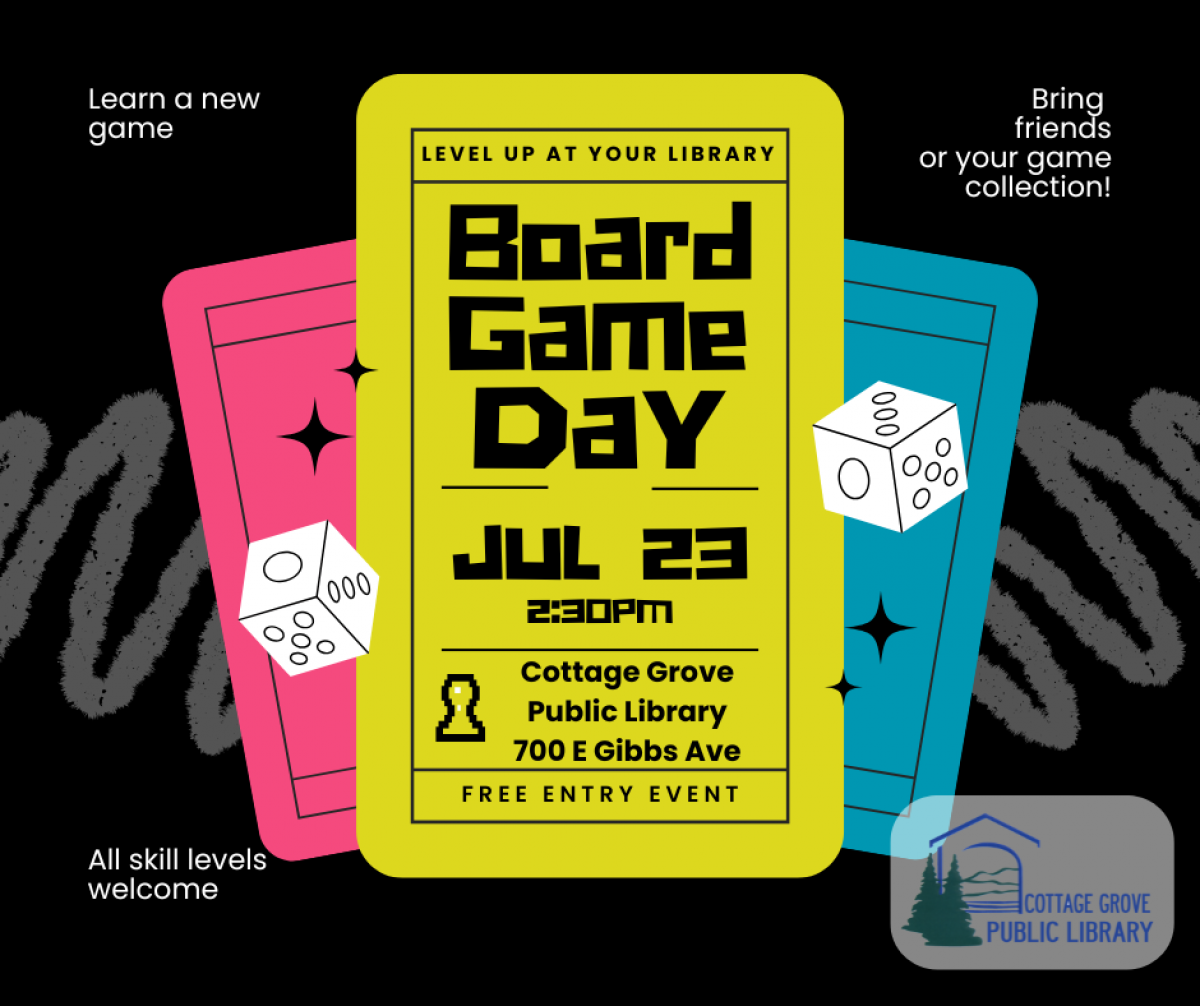 board game day at the library