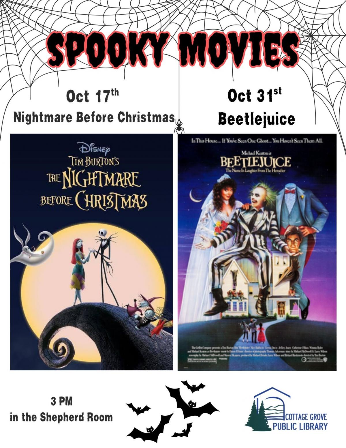 spooky movies at the library
